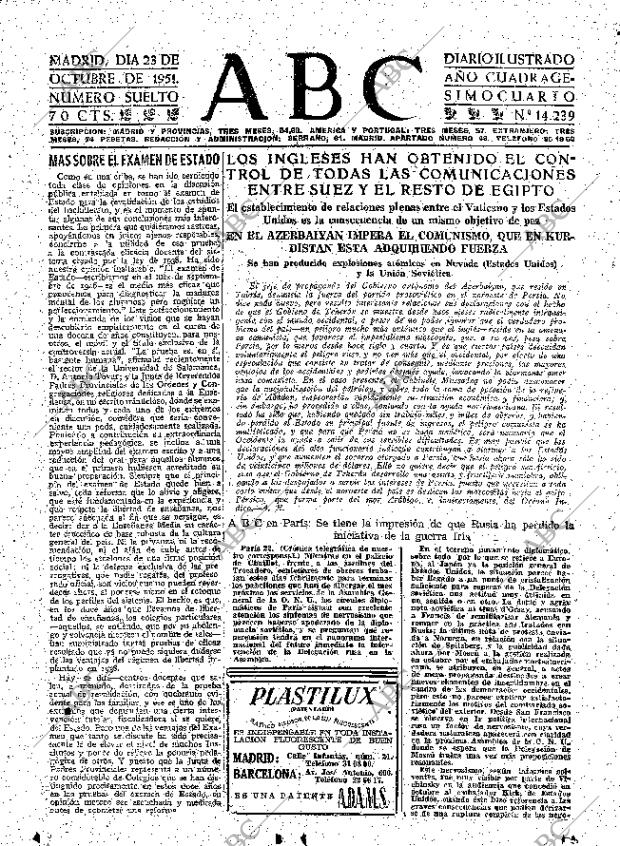 ABC MADRID 23-10-1951 página 15