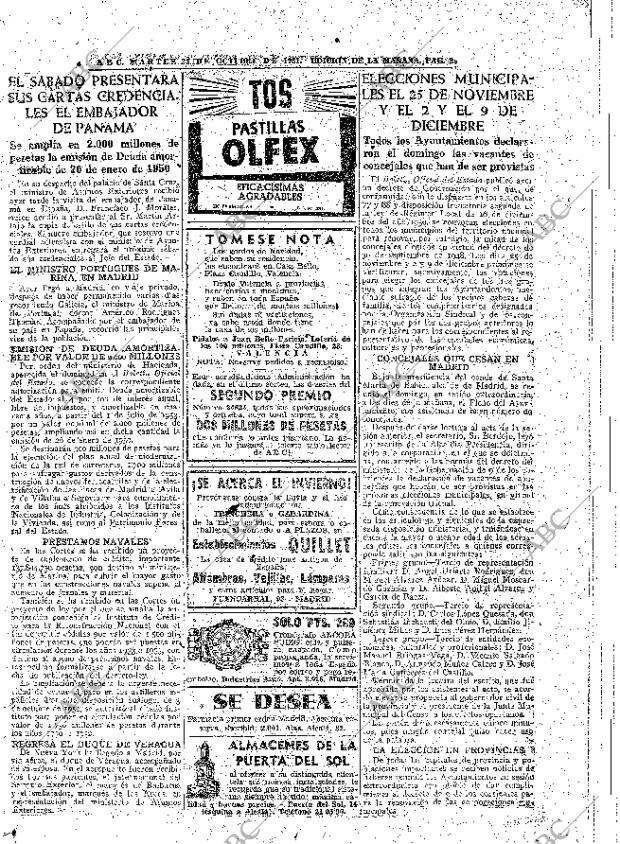 ABC MADRID 23-10-1951 página 20