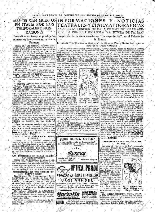 ABC MADRID 23-10-1951 página 27