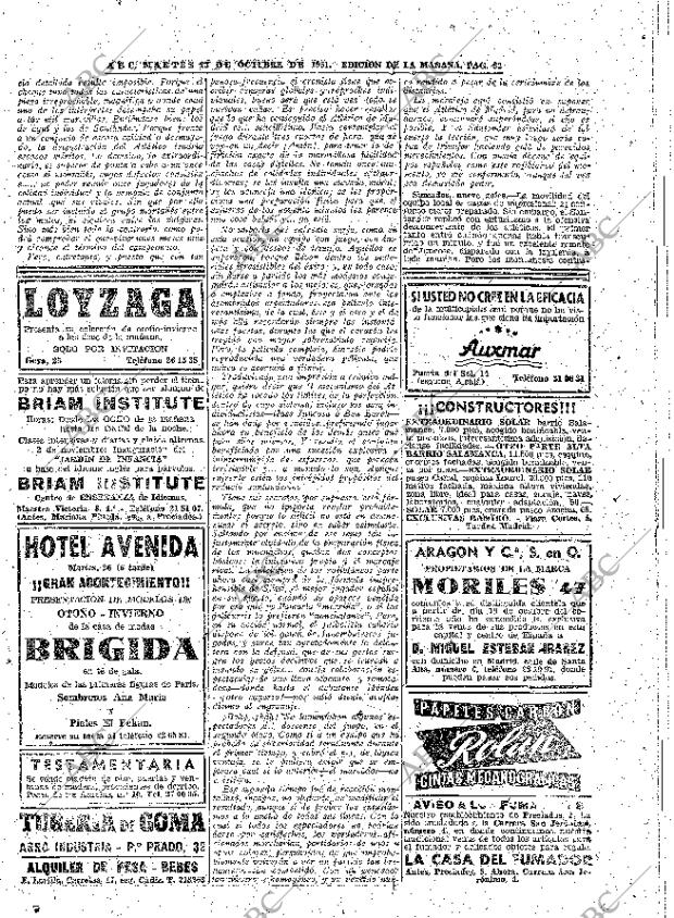 ABC MADRID 23-10-1951 página 32