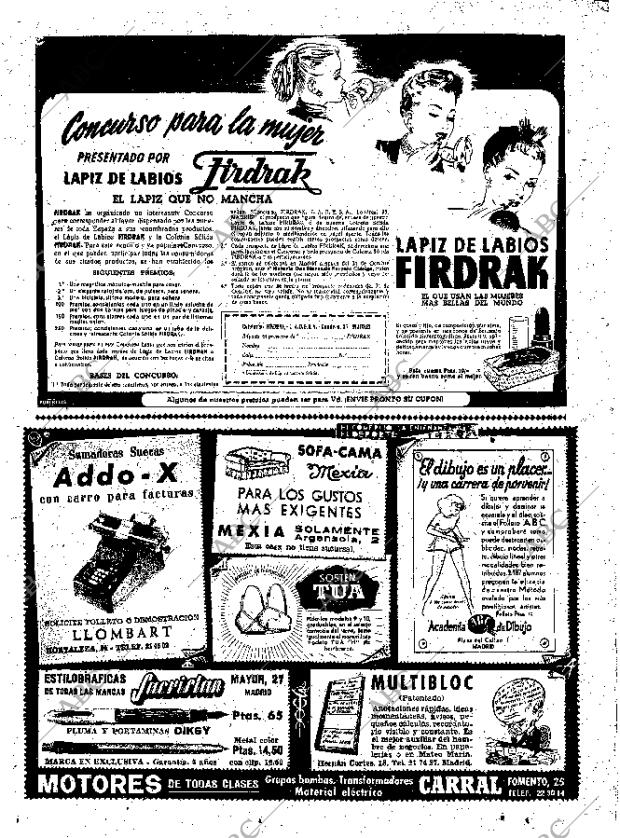 ABC MADRID 23-10-1951 página 4