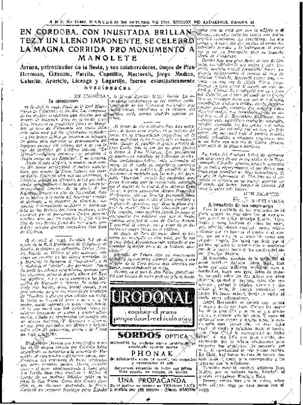 ABC SEVILLA 23-10-1951 página 15