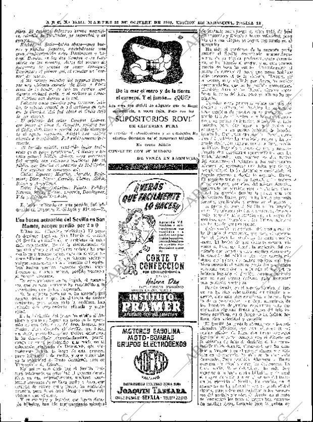 ABC SEVILLA 23-10-1951 página 18