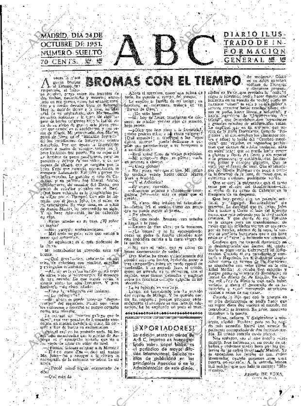 ABC MADRID 24-10-1951 página 3