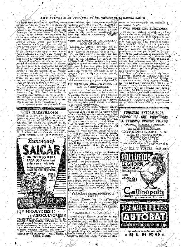 ABC MADRID 25-10-1951 página 16