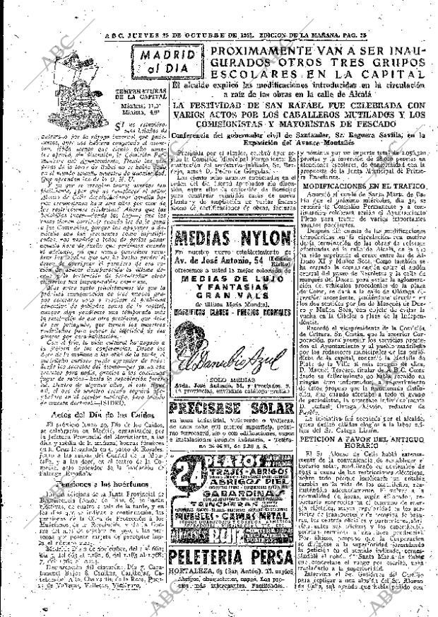 ABC MADRID 25-10-1951 página 25