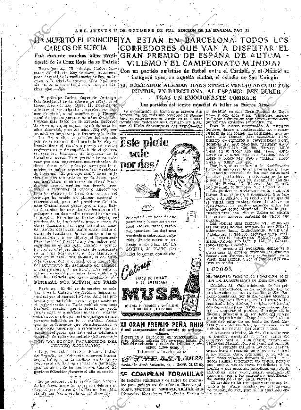 ABC MADRID 25-10-1951 página 31