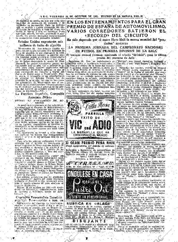 ABC MADRID 26-10-1951 página 21