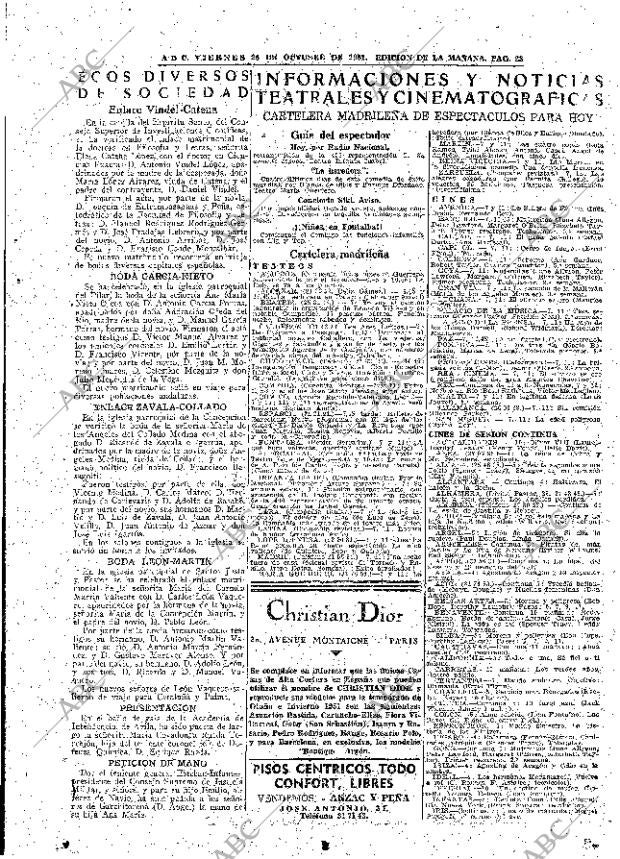 ABC MADRID 26-10-1951 página 23