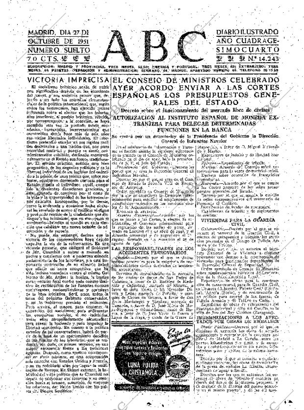 ABC MADRID 27-10-1951 página 15