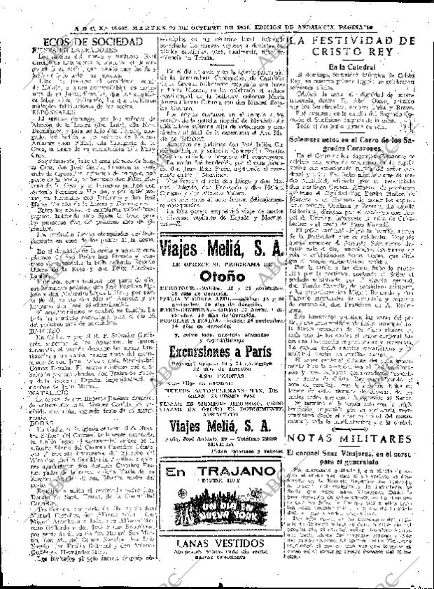 ABC SEVILLA 30-10-1951 página 16