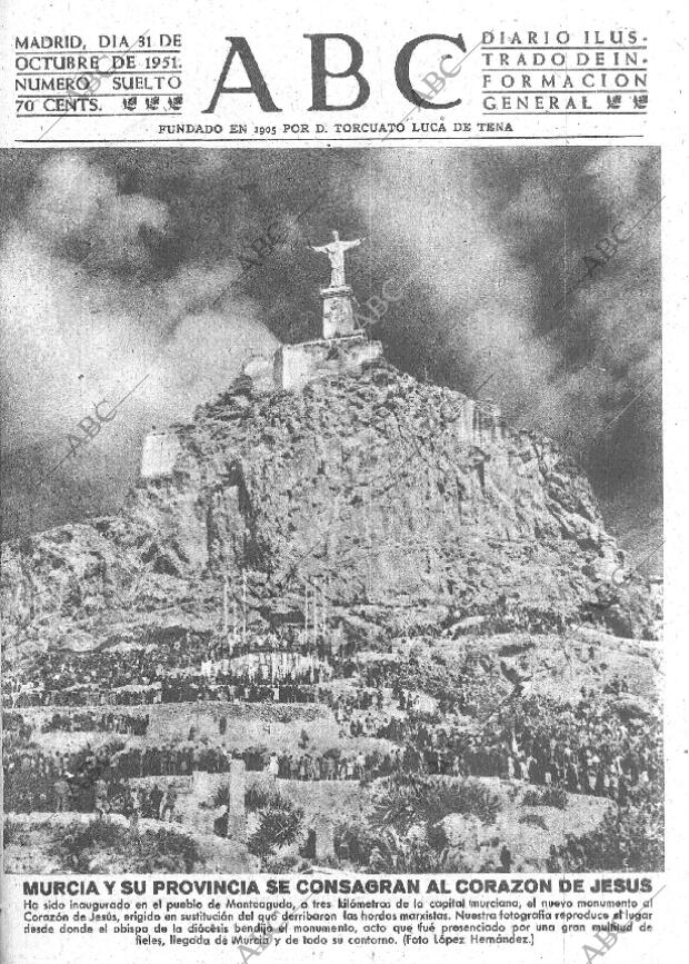 ABC MADRID 31-10-1951 página 1