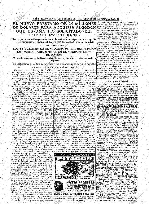ABC MADRID 31-10-1951 página 25