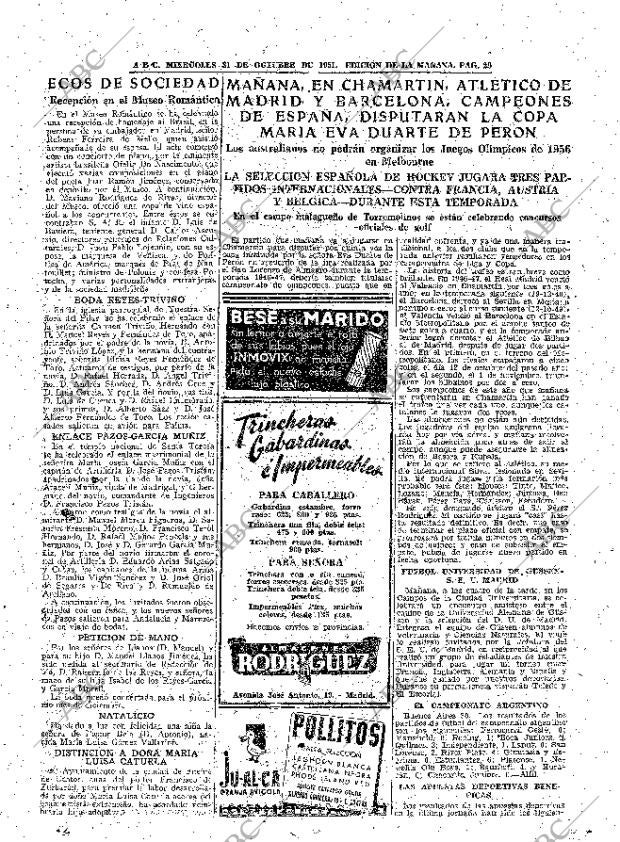 ABC MADRID 31-10-1951 página 29