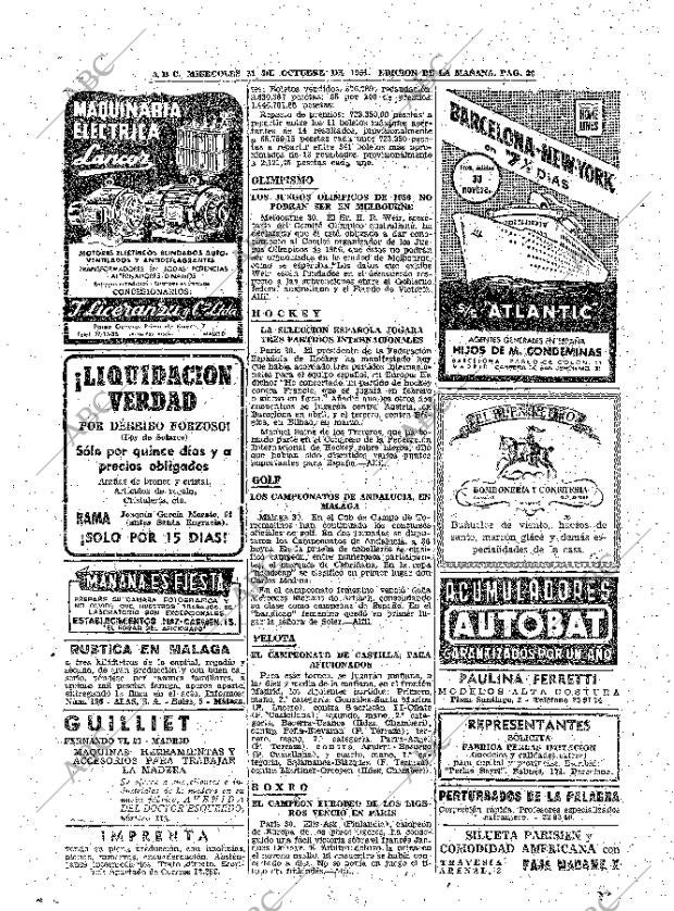 ABC MADRID 31-10-1951 página 30