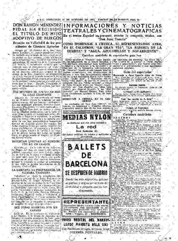 ABC MADRID 31-10-1951 página 31
