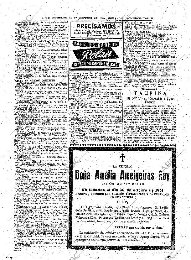 ABC MADRID 31-10-1951 página 32