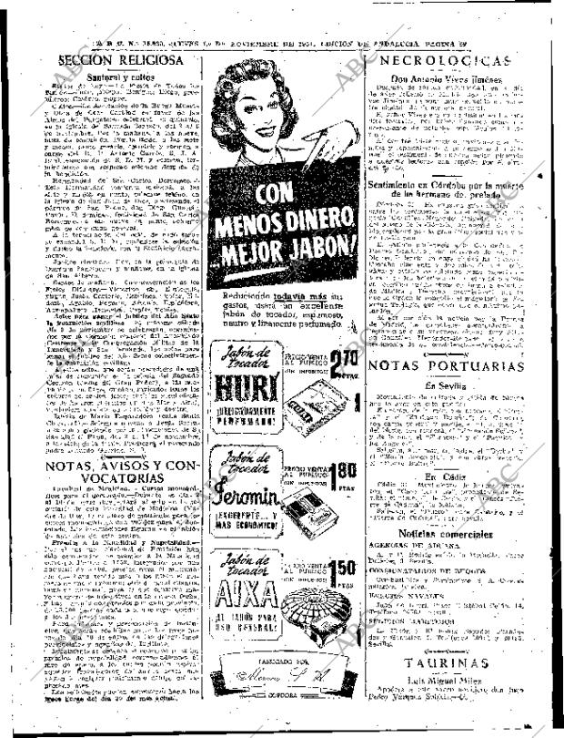 ABC SEVILLA 01-11-1951 página 16