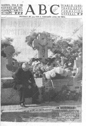 ABC MADRID 02-11-1951 página 1