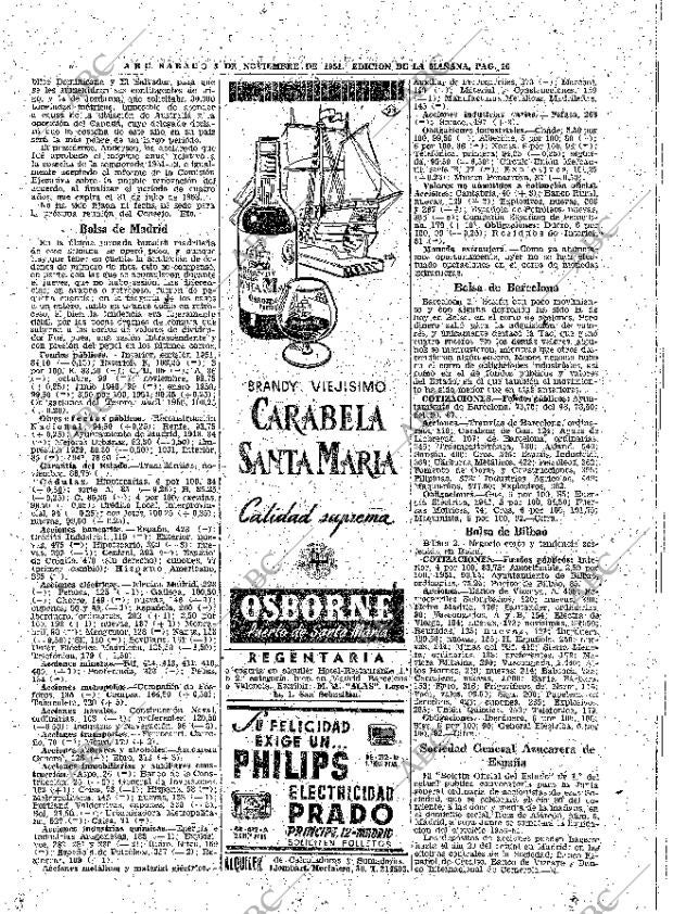 ABC MADRID 03-11-1951 página 16