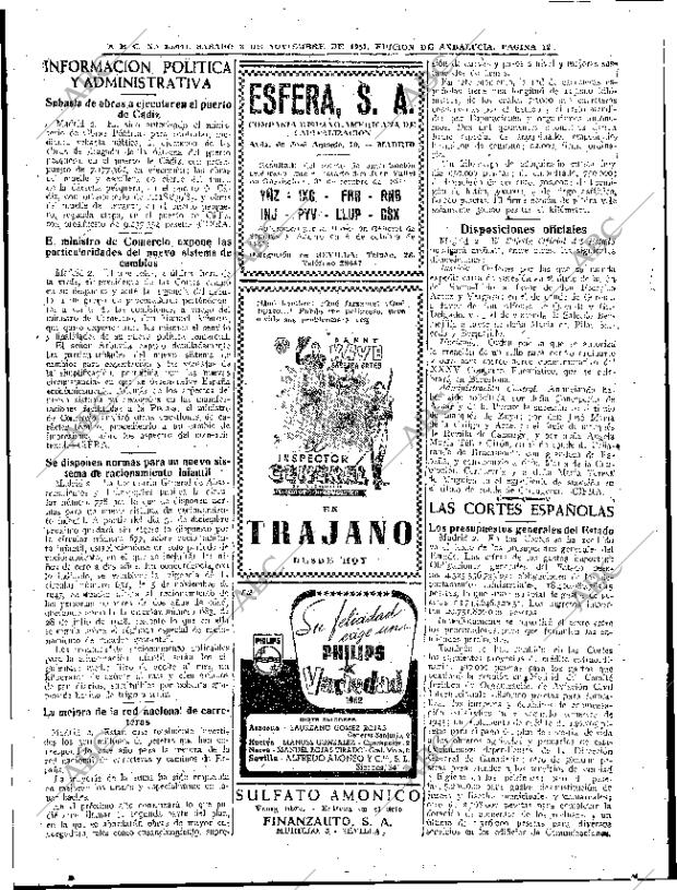 ABC SEVILLA 03-11-1951 página 12