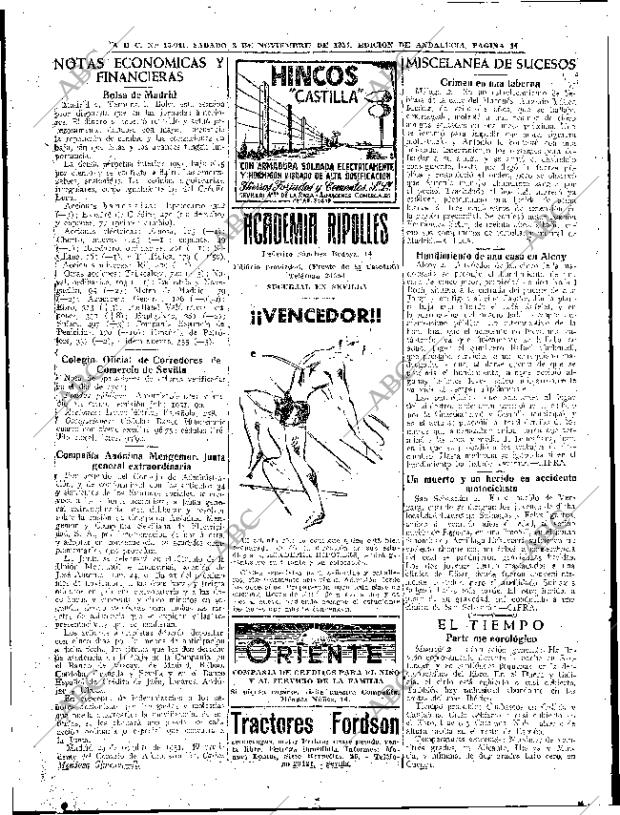 ABC SEVILLA 03-11-1951 página 14
