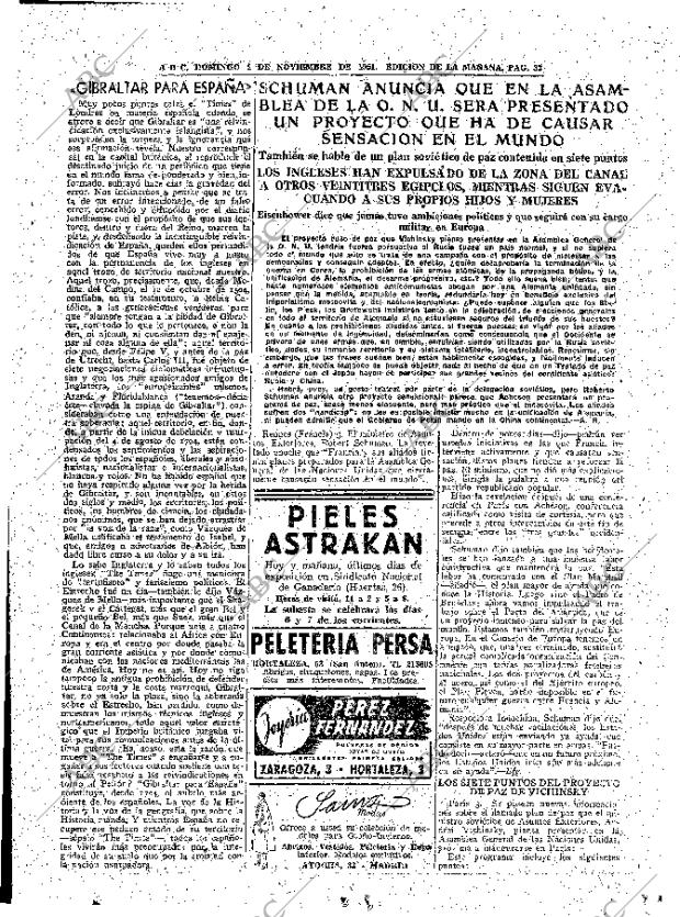 ABC MADRID 04-11-1951 página 33