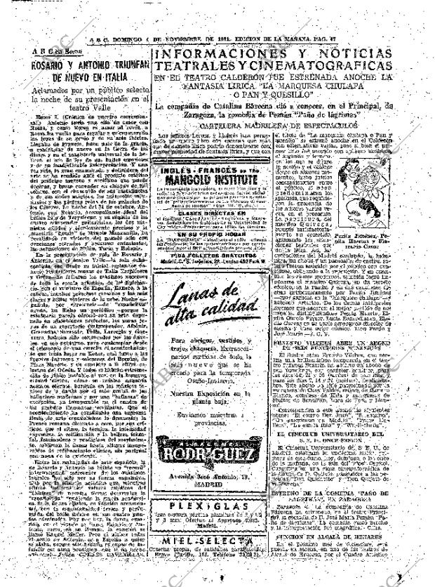 ABC MADRID 04-11-1951 página 47