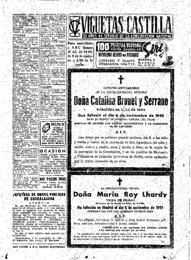 ABC MADRID 04-11-1951 página 52