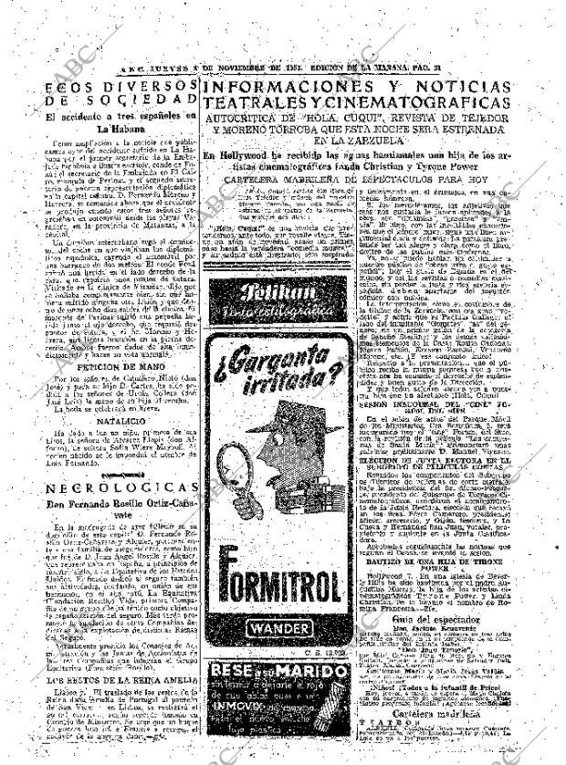 ABC MADRID 08-11-1951 página 31