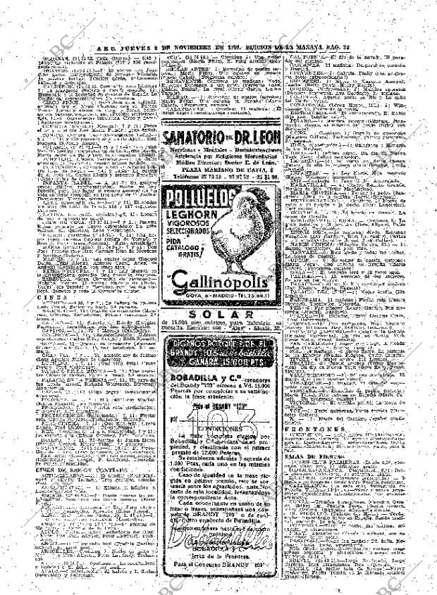 ABC MADRID 08-11-1951 página 32