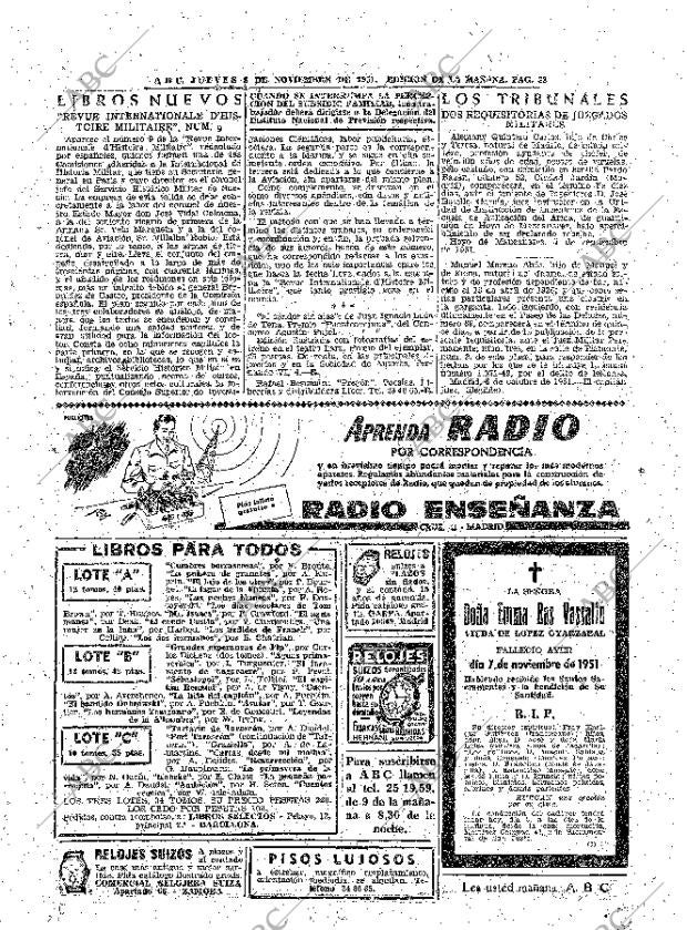 ABC MADRID 08-11-1951 página 33