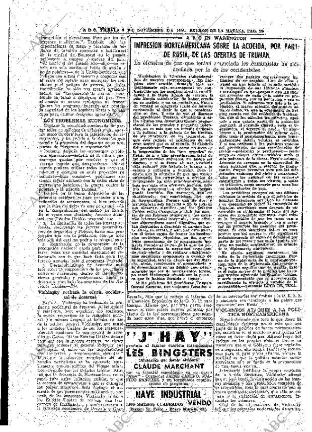 ABC MADRID 09-11-1951 página 19