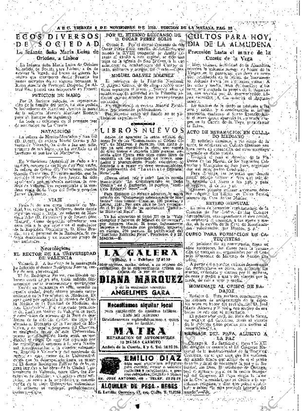 ABC MADRID 09-11-1951 página 26
