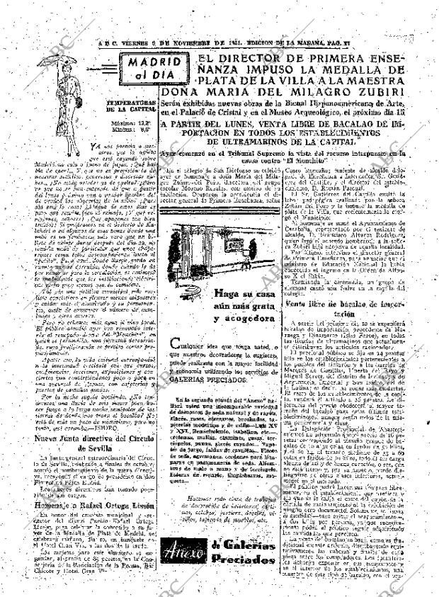 ABC MADRID 09-11-1951 página 27
