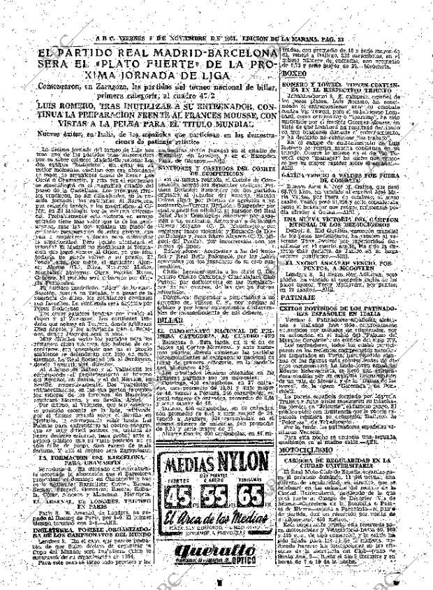 ABC MADRID 09-11-1951 página 33