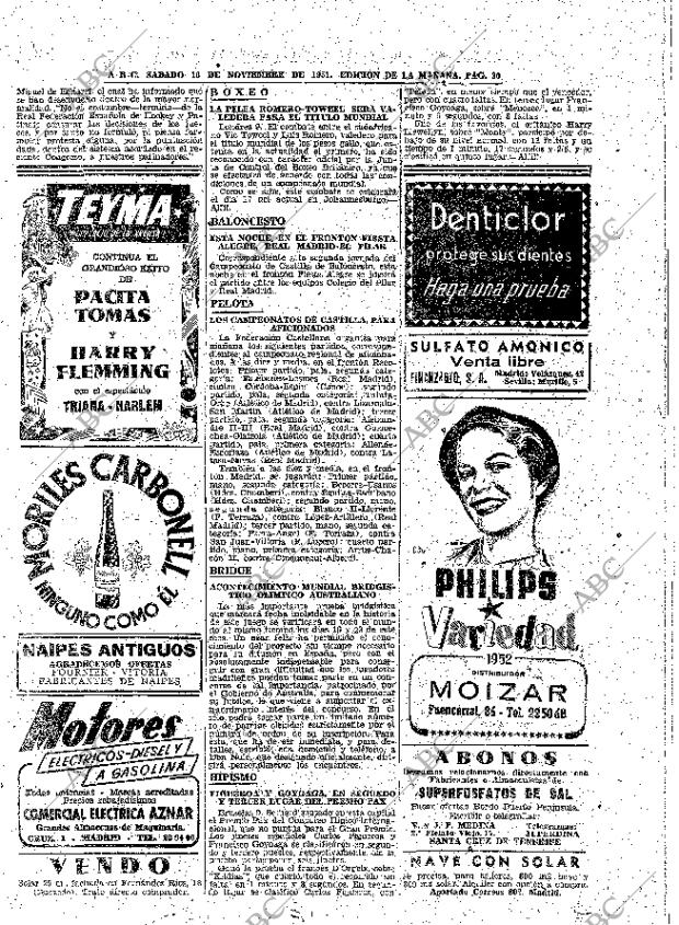 ABC MADRID 10-11-1951 página 30