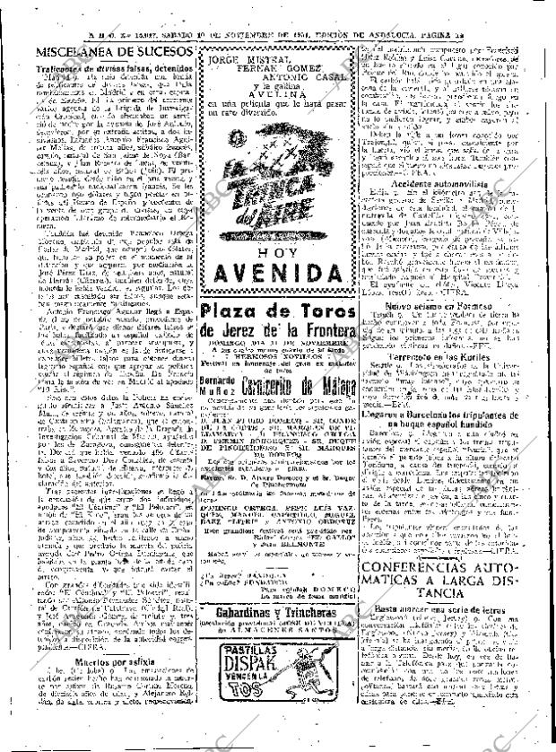 ABC SEVILLA 10-11-1951 página 14