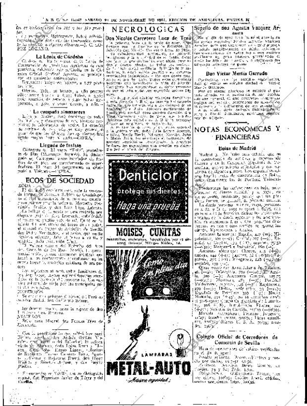 ABC SEVILLA 10-11-1951 página 16