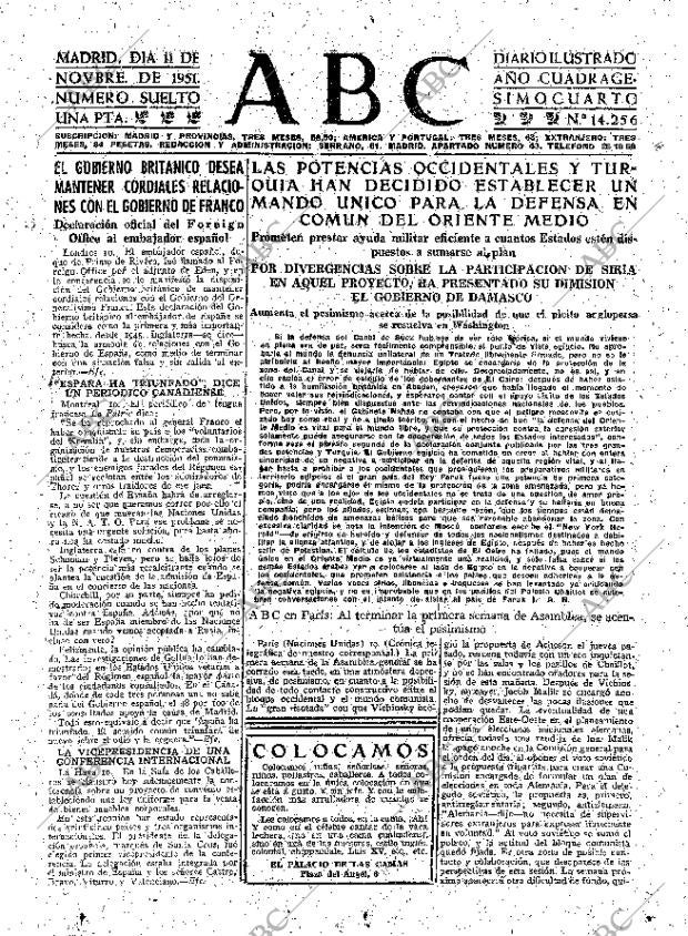 ABC MADRID 11-11-1951 página 31