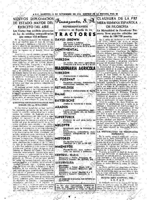 ABC MADRID 11-11-1951 página 36