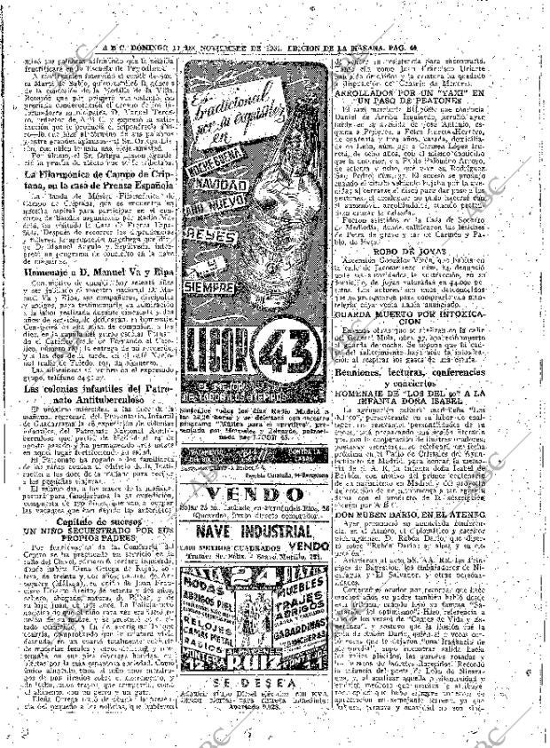 ABC MADRID 11-11-1951 página 40