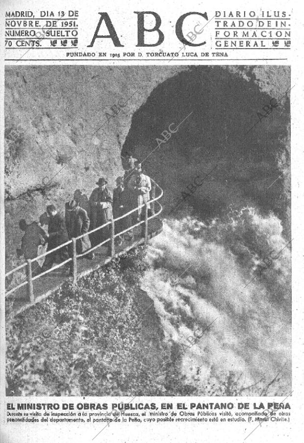 ABC MADRID 13-11-1951 página 1
