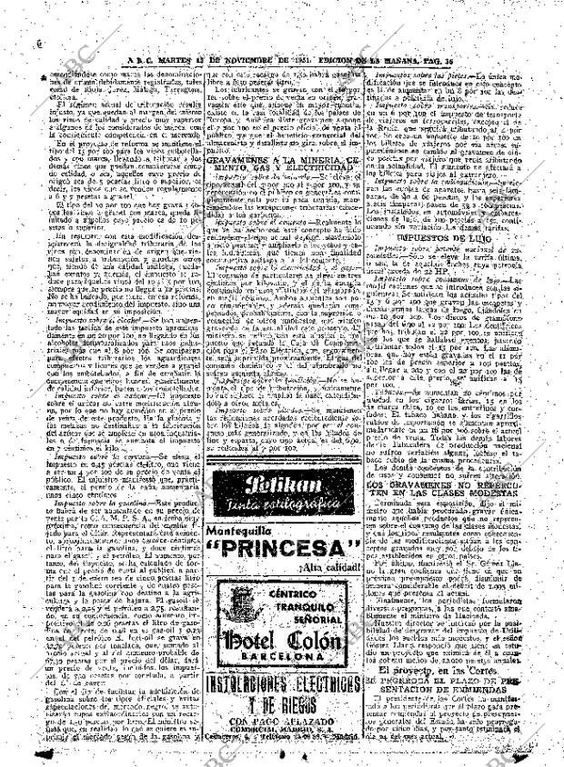 ABC MADRID 13-11-1951 página 16