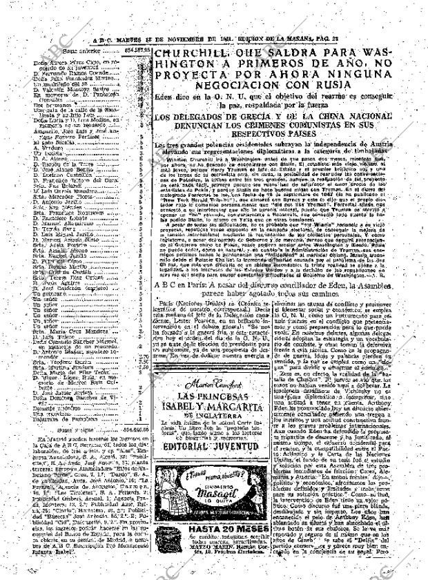 ABC MADRID 13-11-1951 página 23