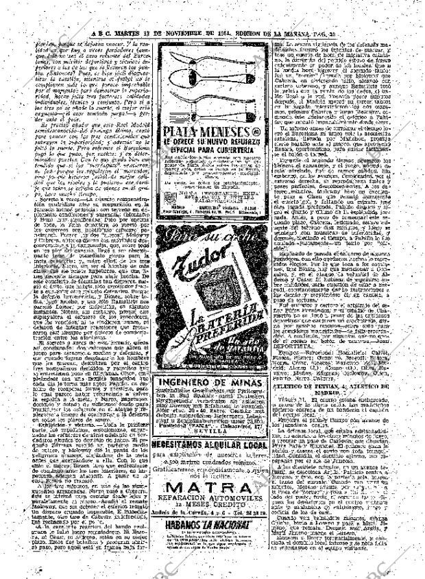 ABC MADRID 13-11-1951 página 30