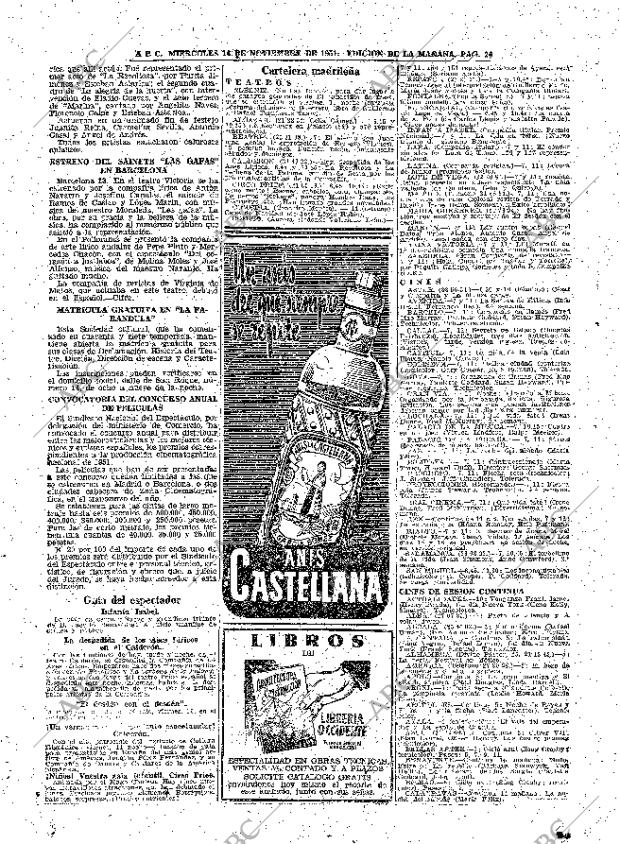 ABC MADRID 14-11-1951 página 26