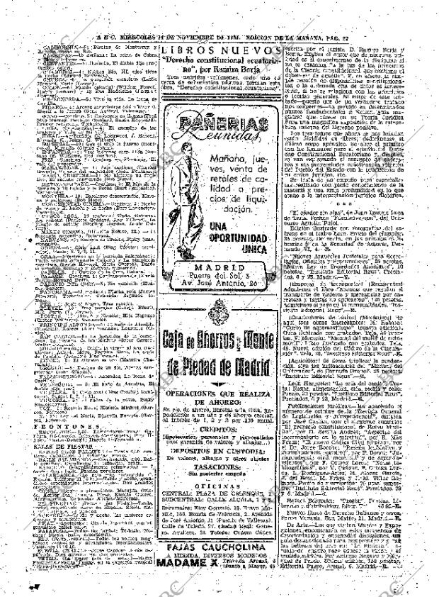 ABC MADRID 14-11-1951 página 27