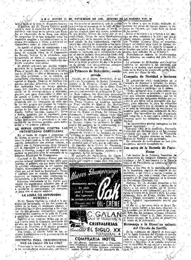 ABC MADRID 15-11-1951 página 26