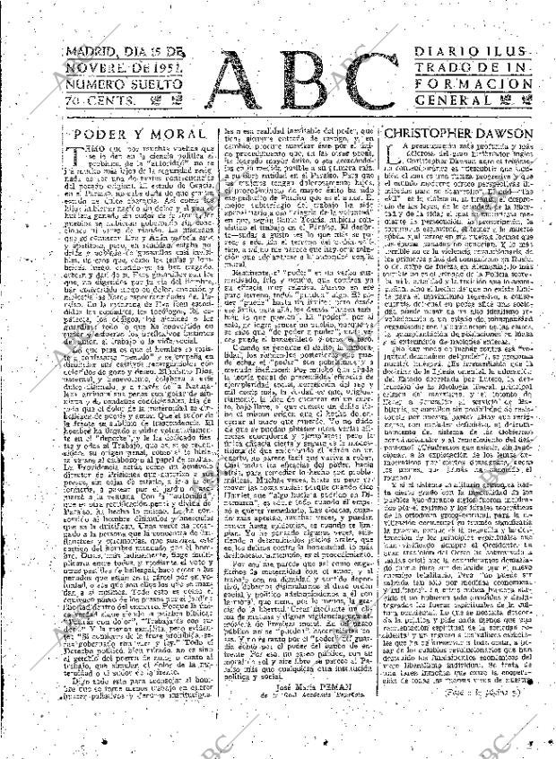 ABC MADRID 15-11-1951 página 3